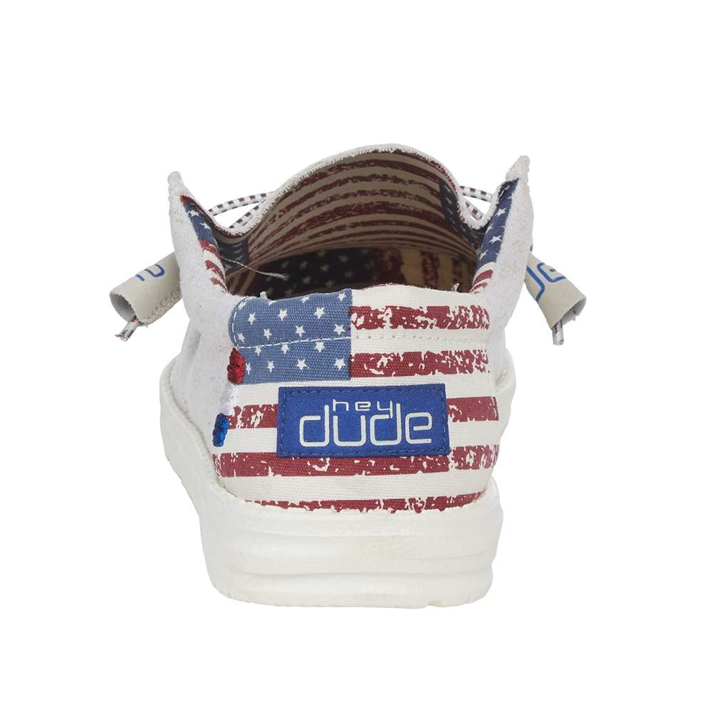 Heydude Men's Wally Off White Patriotic 4 Heydude Men's Wally Off White Patriotic - Image 4