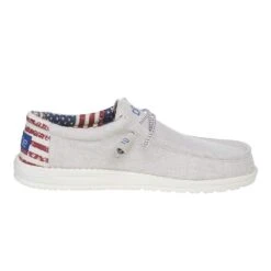 Heydude Men's Wally Off White Patriotic 9 Heydude Men's Wally Off White Patriotic -Heydude Shop 110060184 5