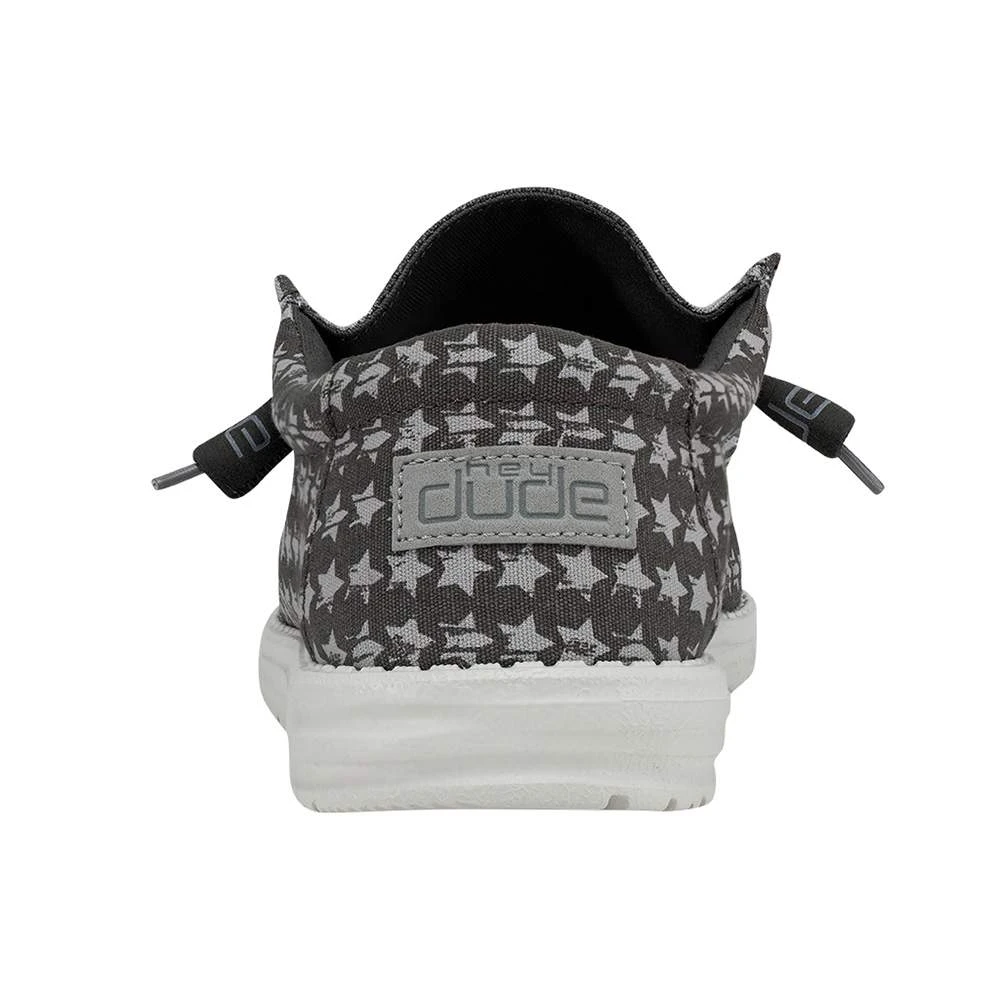 Heydude Men's Hey Dude Wally Gray Patriotic Casual Shoe 4 Heydude Men's Hey Dude Wally Gray Patriotic Casual Shoe - Image 4