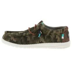 Heydude Men`s Hey Dude Wally Sox Camo Olivine -Heydude Shop 110358512 03