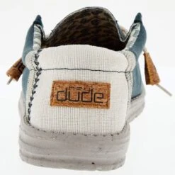 Heydude Men's Hey Dude Wally Line Natural Teal -Heydude Shop 110798357 04