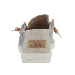 Heydude Mens Hey Dude Wally Eco Sox Cobblestone -Heydude Shop 112470710 4