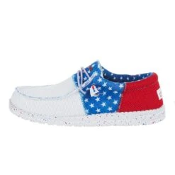 Heydude Men`s Hey Dude White Wally Tri Sox American Pride -Heydude Shop 112562172 3