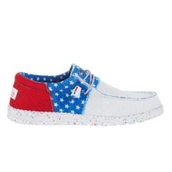 Heydude Men`s Hey Dude White Wally Tri Sox American Pride -Heydude Shop 112562172 5