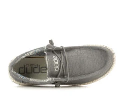 Men's HEYDUDE Wally Canvas Casual Shoes -Heydude Shop 113310 240219 6