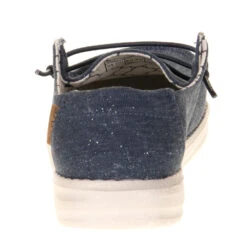 Heydude Youth Hey Dude Wendy Sparkling Denim Casual Shoe -Heydude Shop 130122411 21