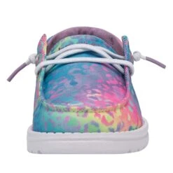 Heydude Kids Hey Dude Wendy Flow Leopard Casual -Heydude Shop 130129010 WENDY YOUTH FLOW LEOPARD LEFT 04