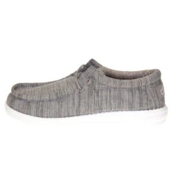 Heydude Youth Hey Dude Walley Linen Stone Casual Shoe -Heydude Shop 130130704 2