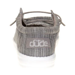 Heydude Youth Hey Dude Walley Linen Stone Casual Shoe -Heydude Shop 130130704 3