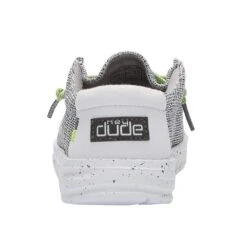 Heydude Youth Hey Dude Stone White Wally Stretch Casual Shoes -Heydude Shop 130130705 3