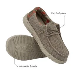 Heydude Youth Hey Dude Sox Tan Casual -Heydude Shop 130131734 03