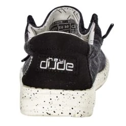 Heydude Youth Hey Dude Black Wally Stretch Casual Shoes -Heydude Shop 130134891 4