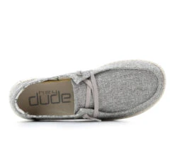 Women's HEYDUDE Wendy Linen Casual Shoes -Heydude Shop 131900 281446 6