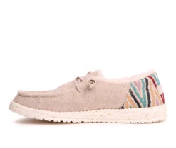 Women's HEYDUDE Wendy Funk Wool Beige -Heydude Shop 131928 281588 3