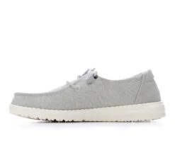 Women's HEYDUDE Wendy Chambray Casual Shoes -Heydude Shop 132065 281453 3