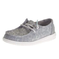 Heydude Hey Dude Wendy Youth Cat Eye Grey Casual Shoes