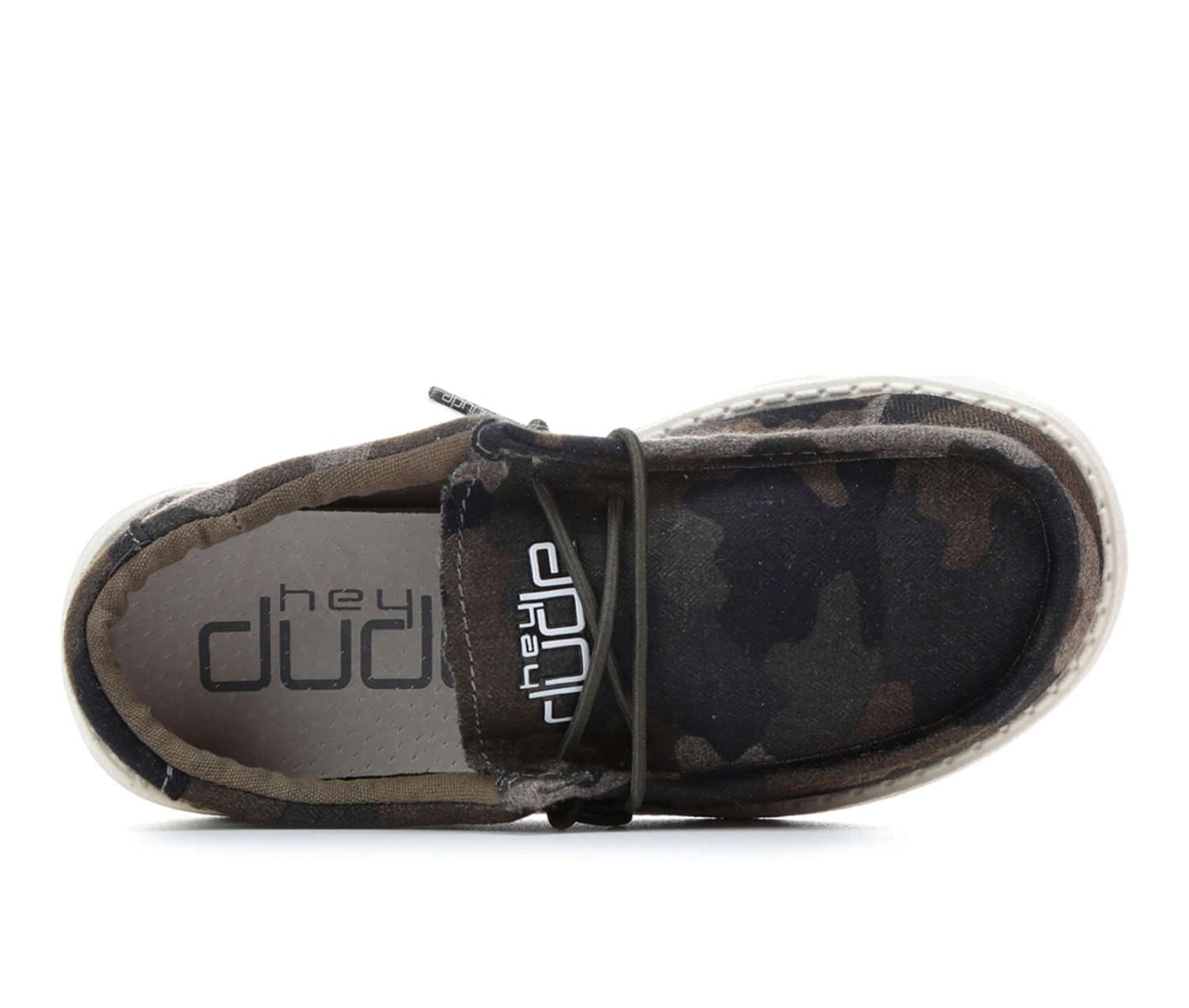 Boys' HEYDUDE Little Kid & Big Kid Wally Youth Linen Camo Slip-On Shoes 6 Boys' HEYDUDE Little Kid & Big Kid Wally Youth Linen Camo Slip-On Shoes - Image 6