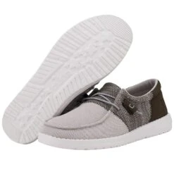 Heydude Women's Hey Dude Wendy Sox Funk Grey Casual Shoes