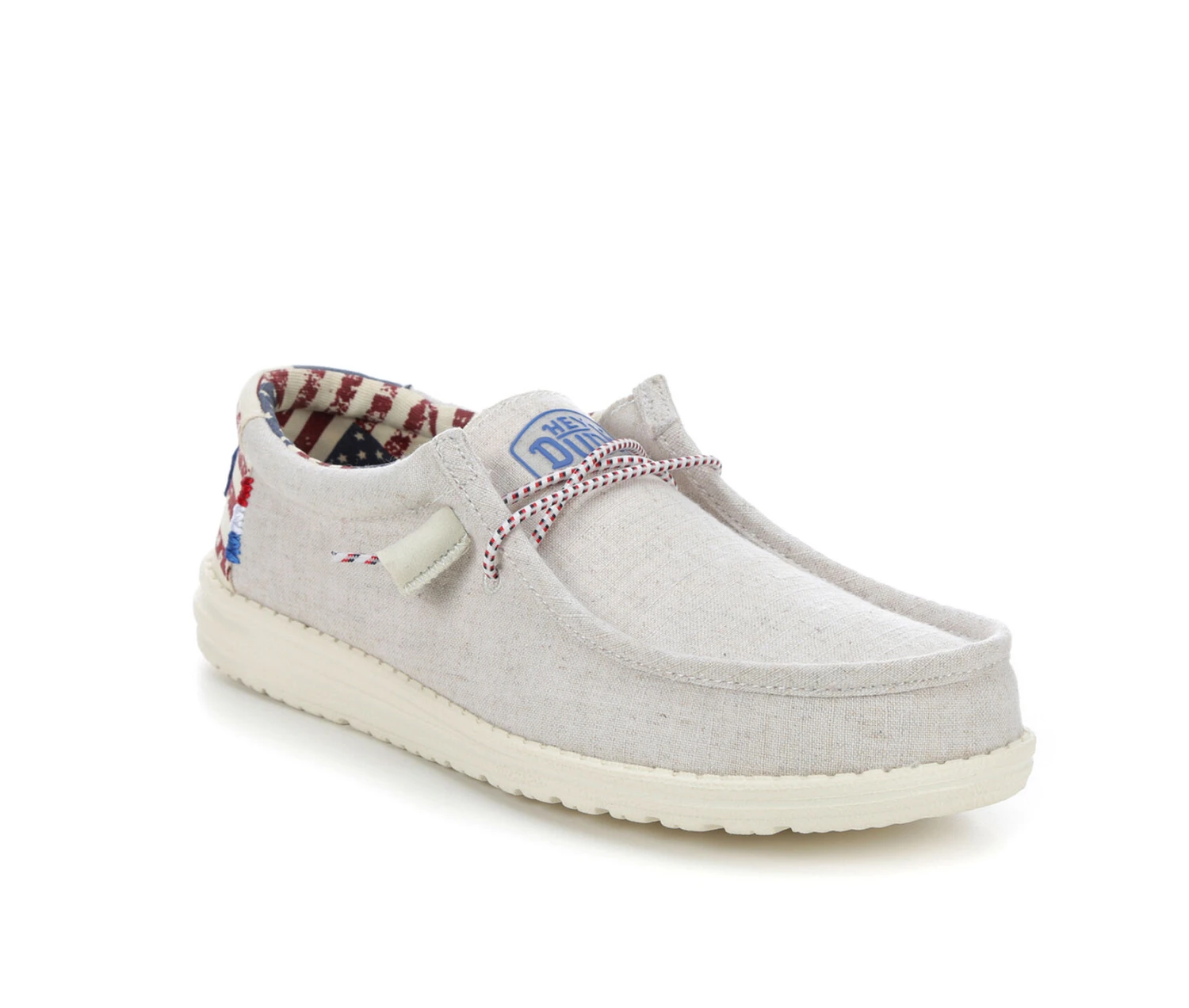 Men's HEYDUDE Wally Patriotic Casual Shoes 2 Men's HEYDUDE Wally Patriotic Casual Shoes - Image 2