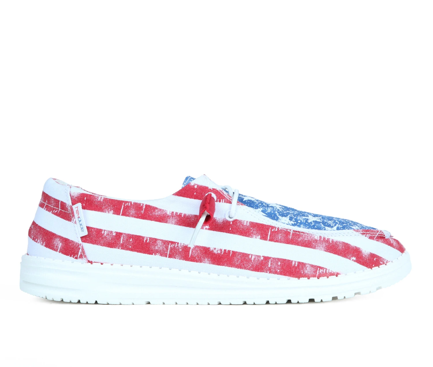 Women's HEYDUDE Wendy Patriotic Slip-On Shoes 1 Women's HEYDUDE Wendy Patriotic Slip-On Shoes