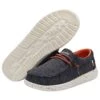 Heydude Youth Hey Dude Ocean Blue Wally Sox Casual Shoe
