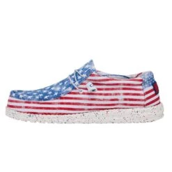 Heydude Mens Hey Dude Wally Stars & Stripes Casual 7 Heydude Mens Hey Dude Wally Stars & Stripes Casual -Heydude Shop 150202699 3