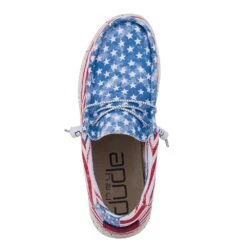 Heydude Mens Hey Dude Wally Stars & Stripes Casual 9 Heydude Mens Hey Dude Wally Stars & Stripes Casual -Heydude Shop 150202699 5