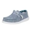 Heydude Men`s Hey Dude Wally Sox Ice Grey Casual Shoe