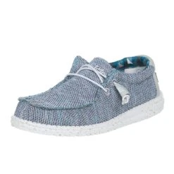 Heydude Men`s Hey Dude Wally Sox Ice Grey Casual Shoe