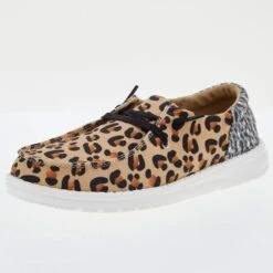 Heydude Women`s Hey Dude Wendy Funk Cheetah Collage Casual