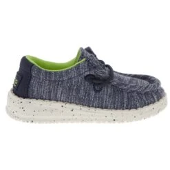 Heydude Toddler Hey Dude Wally Stretch Navy Speckle Casual -Heydude Shop 160012778 05