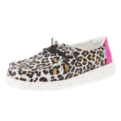 Heydude Youth Hey Dude Wendy Cheetah Cat Casual Shoe