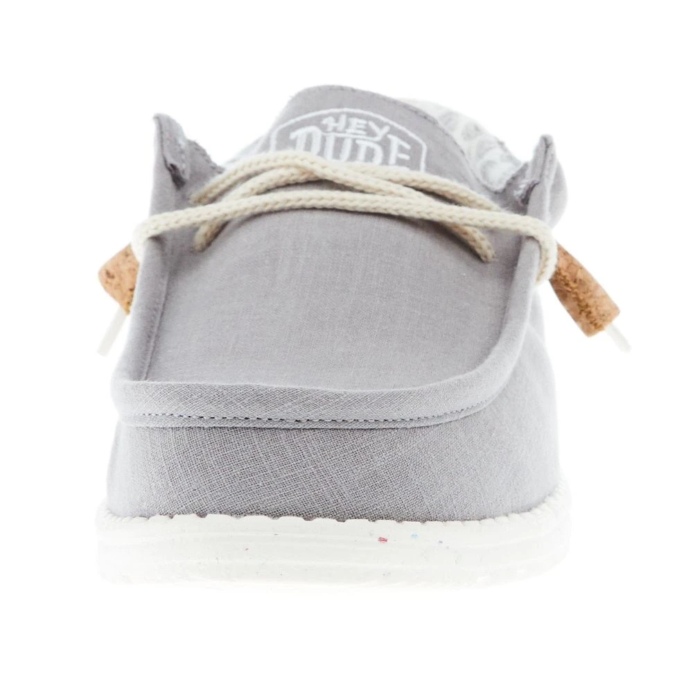 Heydude Men's Hey Dude Wally Linen Natural Grey Casual 4 Heydude Men's Hey Dude Wally Linen Natural Grey Casual - Image 4