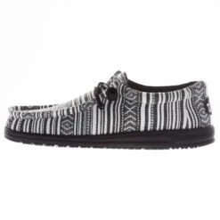 Heydude Men's Hey Dude Wally Serape Black Gravel Casual Shoe -Heydude Shop 40017 0YB 03