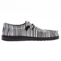 Heydude Men's Hey Dude Wally Serape Black Gravel Casual Shoe -Heydude Shop 40017 0YB 05