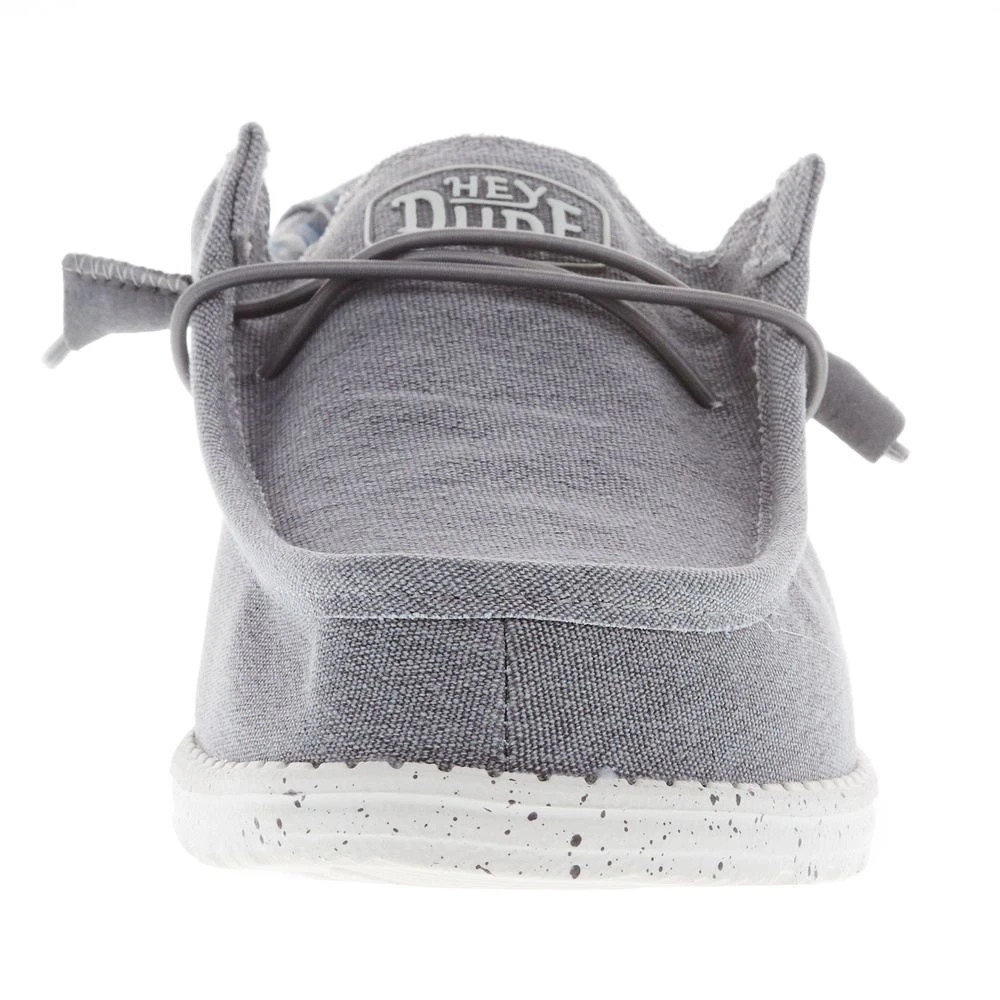 Heydude Men's Hey Dude Wally Stretch Canvas Grey Iron Shoe 2 Heydude Men's Hey Dude Wally Stretch Canvas Grey Iron Shoe - Image 2