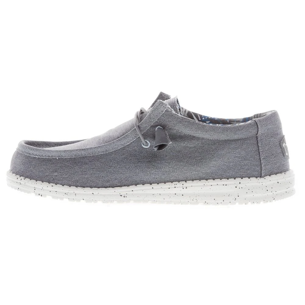 Heydude Men's Hey Dude Wally Stretch Canvas Grey Iron Shoe 3 Heydude Men's Hey Dude Wally Stretch Canvas Grey Iron Shoe - Image 3