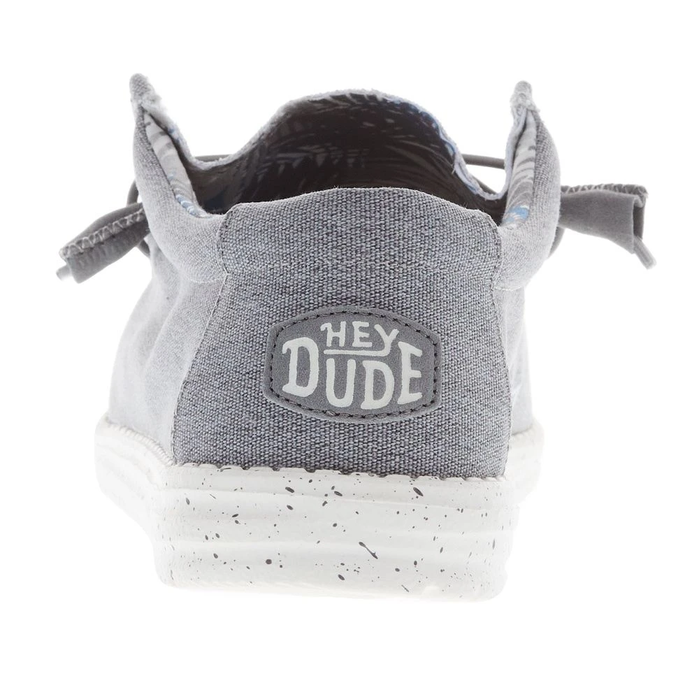 Heydude Men's Hey Dude Wally Stretch Canvas Grey Iron Shoe 4 Heydude Men's Hey Dude Wally Stretch Canvas Grey Iron Shoe - Image 4