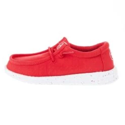 Heydude Wally Youth Slub Canvas Red -Heydude Shop 40044 610 03