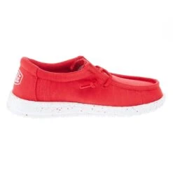 Heydude Wally Youth Slub Canvas Red -Heydude Shop 40044 610 05