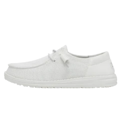 Heydude HEY DUDE WENDY FUNK MONO WHITE 10 Heydude HEY DUDE WENDY FUNK MONO WHITE -Heydude Shop 40065 100 WENDYFUNKMONO WHITE LEFTSIDE