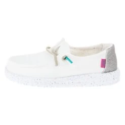 Heydude Youth Hey Dude Wendy Disco White Casual Shoe -Heydude Shop 40099 1JJN 03