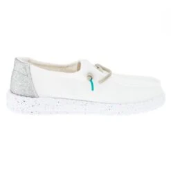 Heydude Youth Hey Dude Wendy Disco White Casual Shoe -Heydude Shop 40099 1JJN 05