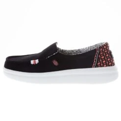 Heydude Women's Hey Dude Misty Rise Black Palm Casual -Heydude Shop 40126 0DH 03