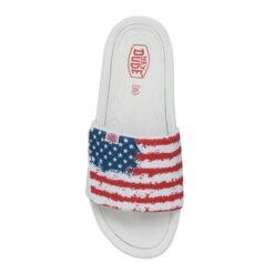Heydude Hey Dude Men's Phoenix Flag Slides -Heydude Shop 40127 1JR PHOENIX FLAG RIGHTTOP