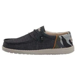 Heydude Hey Dude Men's Wally Funk Camo Dark Grey Shoes