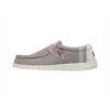 Heydude Hey Dude Men's Wally Linen Natural Grey Casual Shoe