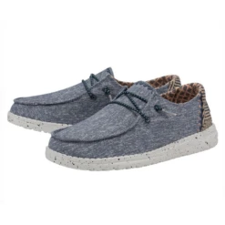 Heydude Hey Dude Wendy Chambray Lapis Blue
