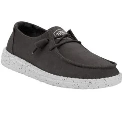 Heydude Hey Dude Women's Wendy Slub Canvas Dark Grey Shoes -Heydude Shop Screenshot2023 05 12161304