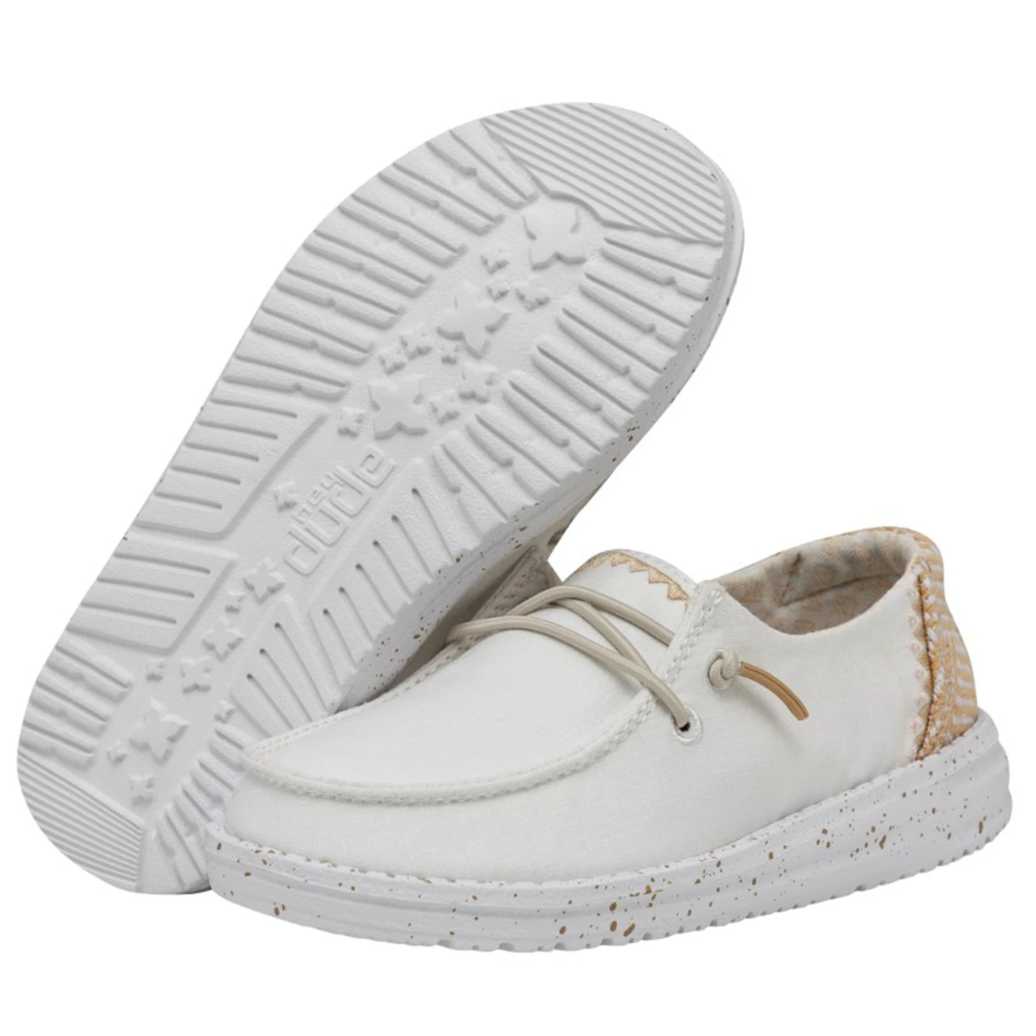 Heydude Hey Dude Youth Wendy Chambray Woven White Sand 2 Heydude Hey Dude Youth Wendy Chambray Woven White Sand - Image 2